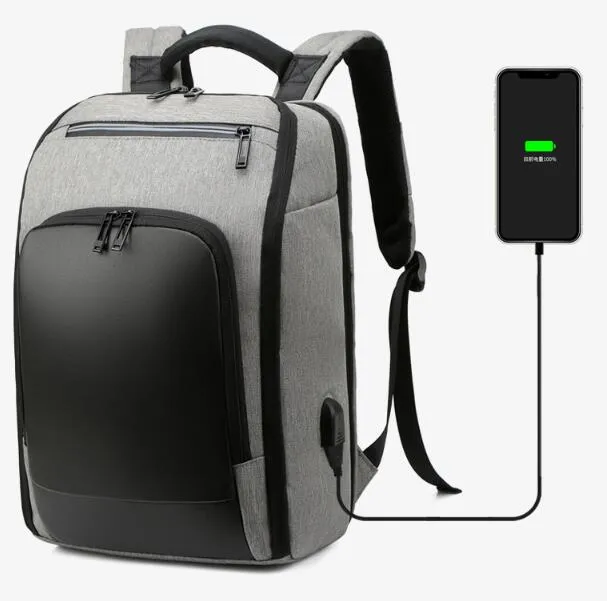 Multifunctionalcustom Business Waterproof Laptop Bags School Travel USB Charging Men Smart Backpack