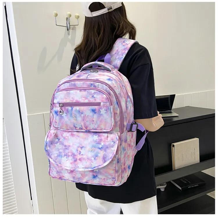 2024 Factory New Three Piece Backpack for Female Junior High School Students and Primary School Students