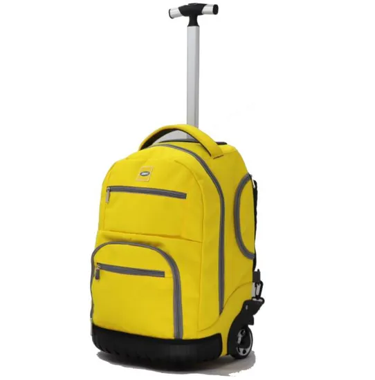 Large Capacity Backpack Rolling Backpack Waterproof Carry-on Trolley Suitcase Compact Business Backpack with Wheels