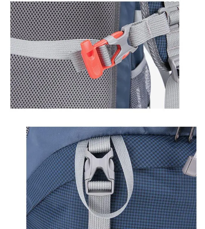 70L Mountain Backpack with Rain Cover Outdoor Climbing Camping Hiking Backpack