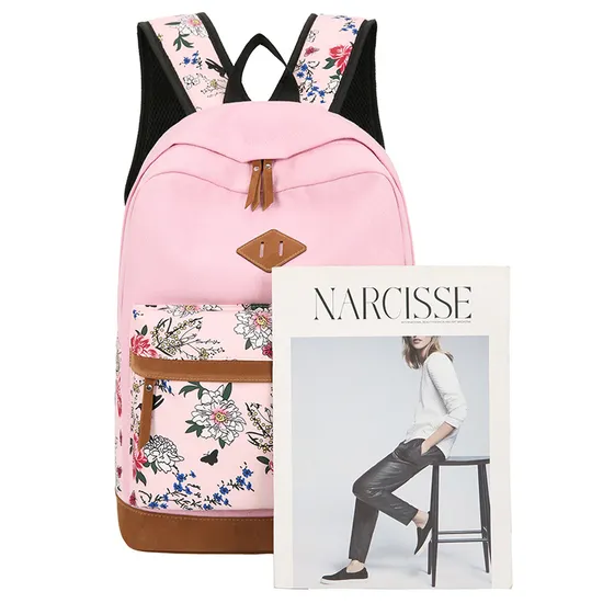 New Casual Backpack Three Piece Set with Large Capacity Student Backpack