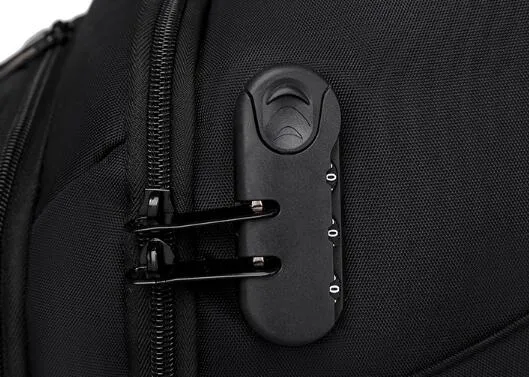 Travel Laptop Backpacks with Wheels Men 17 Inch Trolley Business Backpack Suitcase for Travel
