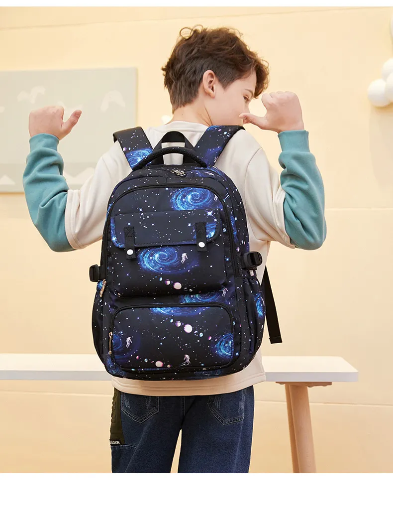 Middle School Student Backpack Female Unicorn Customized Crossbody Bag Pen Bag Three Piece Set