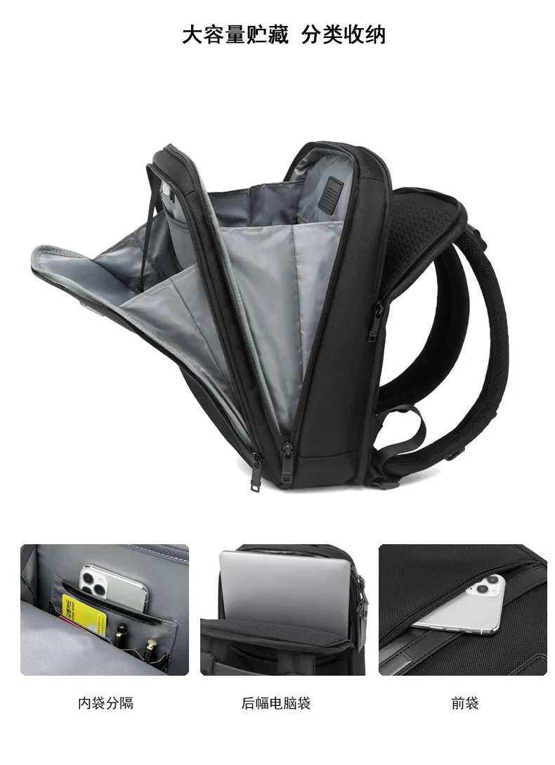 Fashionable Waterproof Daily Commuting Men&prime;s Computer Backpack