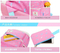 New Cross Border Cute Bow Print Three Piece Set for Middle School Students Campus Large Capacity Backpack