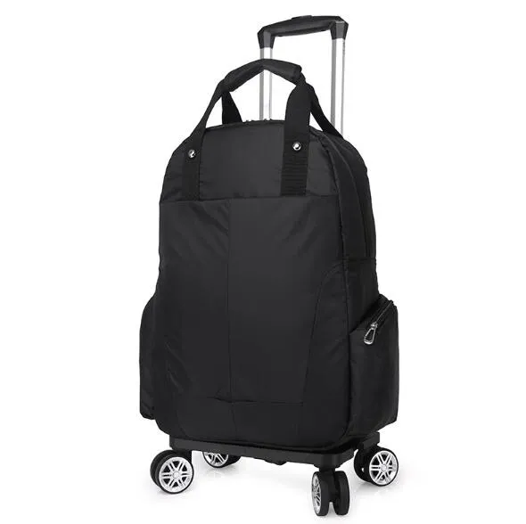 Travel Laptop Backpacks with Wheels Men School Backpack Trolley Business Backpack Suitcase for Travel