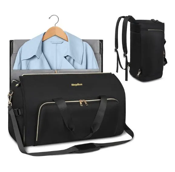 Business Travel Duffle Custom Logo Foldable Suit Cover Garment Bag