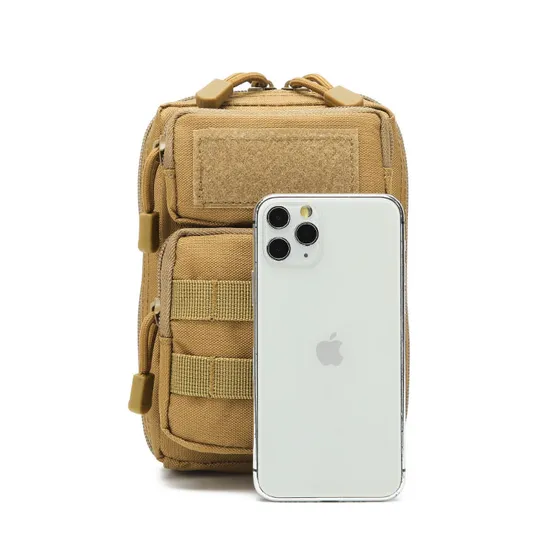 Multi Functional Sports Waist Bag Tactical Cycling Camouflage Oxford Cloth Mobile Phone Bag