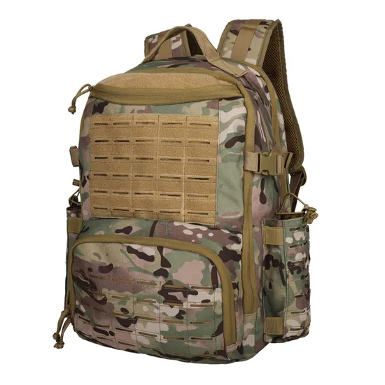 Tactical Backpack Molle Outdoor Multi Functional Tactical Breathable Combat Camo Backpack