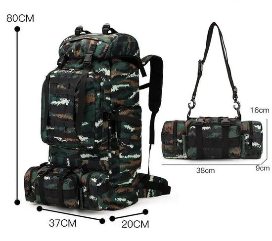 Outdoor Mountaineering Bag Tactical Single Soldier Double Shoulder Multi Functional Backpack