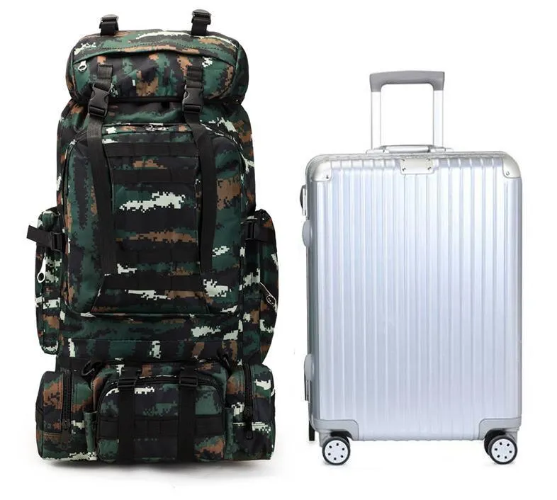 Outdoor Mountaineering Bag Tactical Single Soldier Double Shoulder Multi Functional Backpack