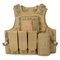 Outdoor Tactical Vest Solid Color Wear-Resistant Extended Waterproof Fabric for Training Clothes Vest