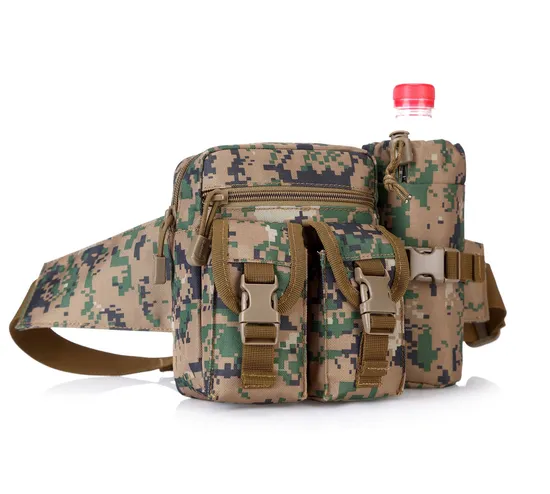 Water Bottle Waist Bag Outdoor Small Waist Bag Leisure Small Chest Bag