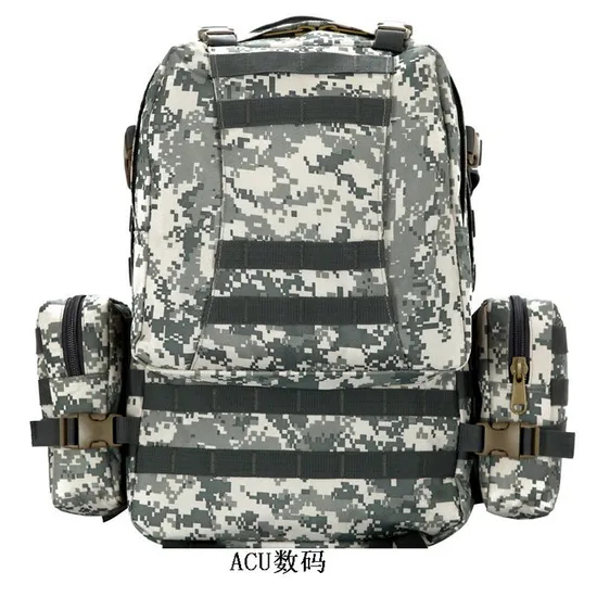 50L Outdoor Backpack Tactical Camping Backpack Travel Mountaineering Large Capacity Backpack
