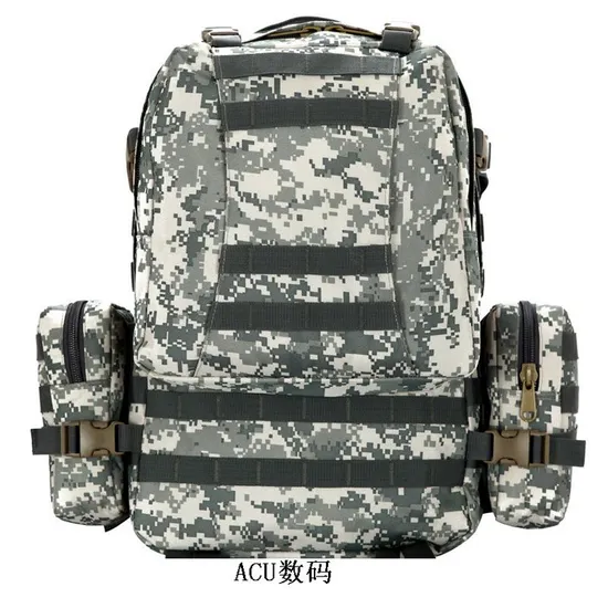 50L Outdoor Backpack Tactical Camping Backpack Travel Mountaineering Large Capacity Backpack