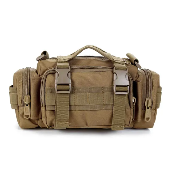 Single Shoulder Camouflage Crossbody Bag Waist Bag Handbag External Hanging Combination Bag