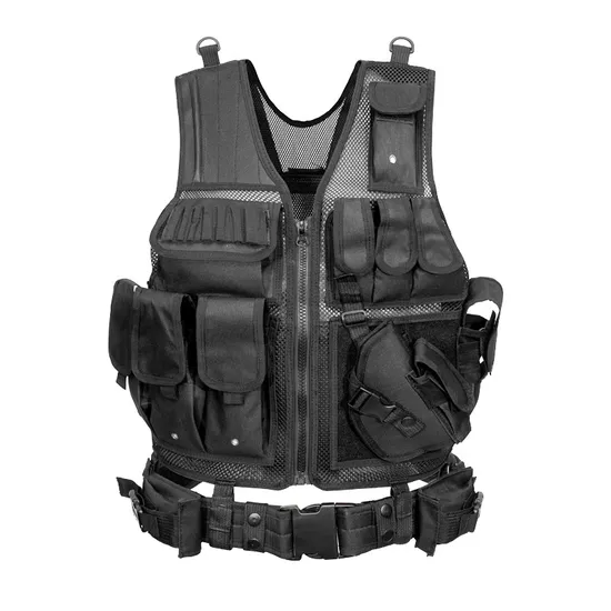 Factory Customized Vest Equipment Tactical Vest Mesh Amphibious Wilderness Exploration Multifunctional Vest