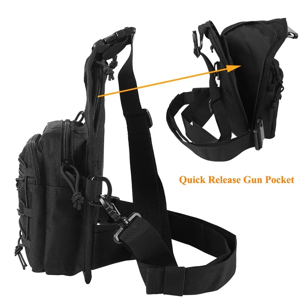 Small Chest Cycling Bag Single Shoulder Bag Outdoor Tactical Small Chest Bag