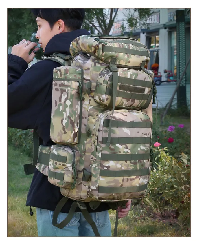 Large Capacity Travel and Mountaineering Outdoor Backpacks Waterproof