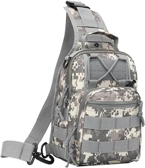 Tactical Small Chest Bag Outdoor Sports Single Shoulder Skew Cross Cycling Bag Multi Functional Handheld Chest Bag