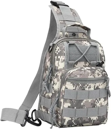 Tactical Small Chest Bag Outdoor Sports Single Shoulder Skew Cross Cycling Bag Multi Functional Handheld Chest Bag