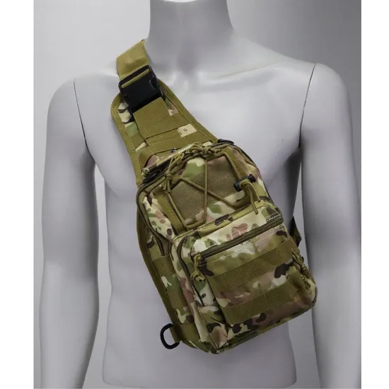Tactical Small Chest Bag Outdoor Sports Single Shoulder Skew Cross Cycling Bag Multi Functional Handheld Chest Bag