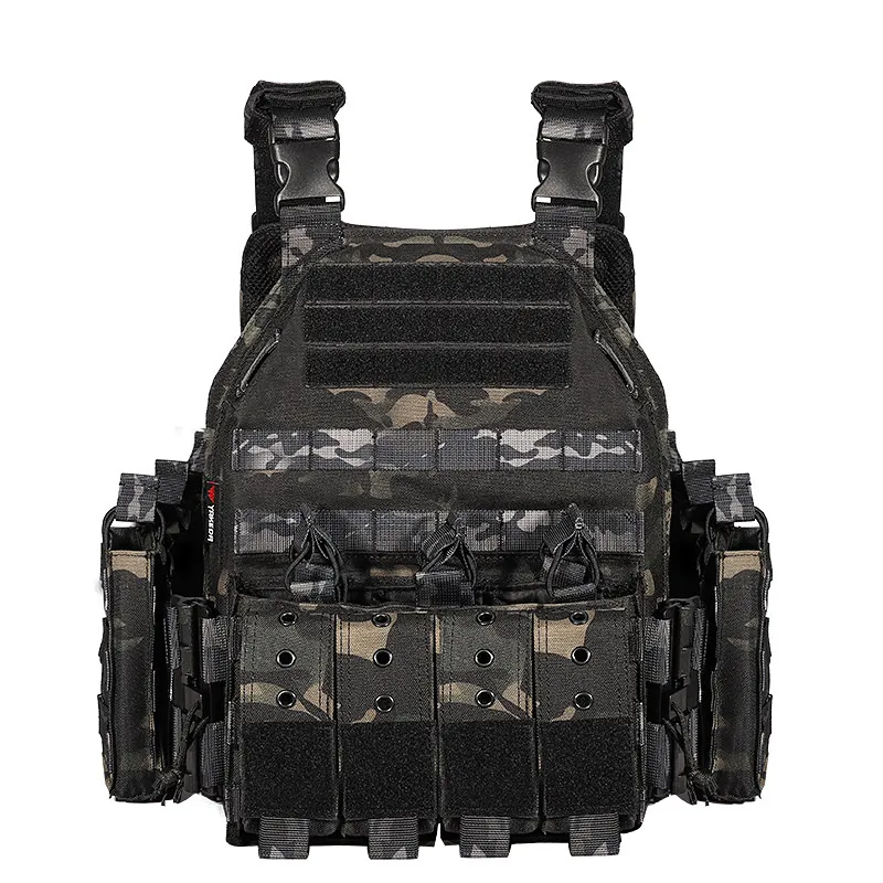 Tactical Vest Outdoor Protective Equipment Combat Quick Detachable Tactical Vest Camouflage Training Suit