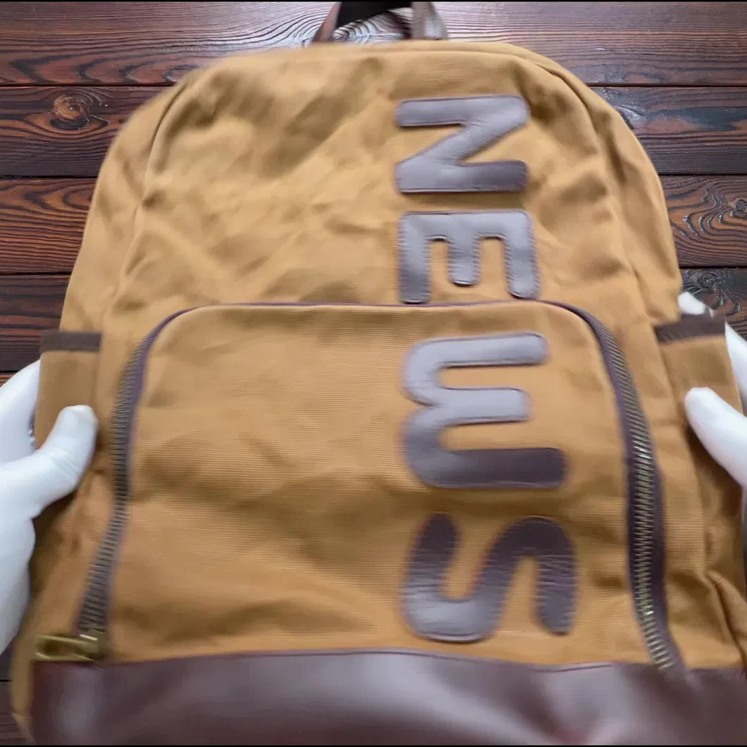 Men Backpack Multifunctional Large Capacity Casual Backpack Retro Canvas Backpack