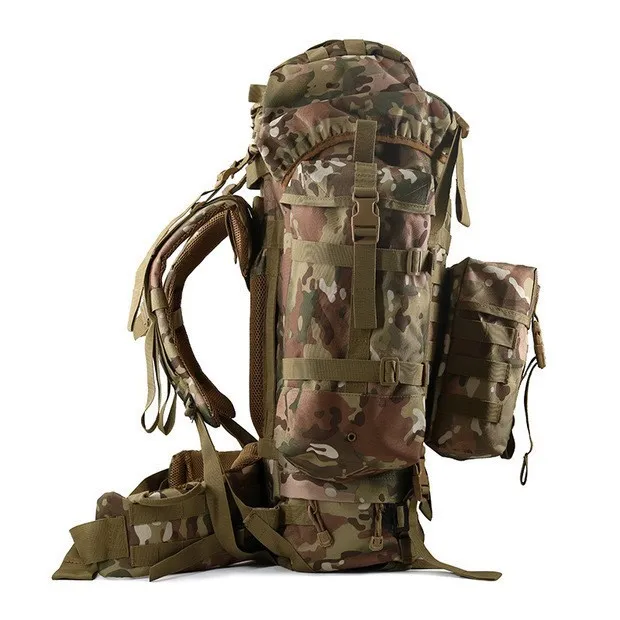 New 80L Outdoor Tactical Backpack Heavy Camo Mountaineering Tourism Backpack