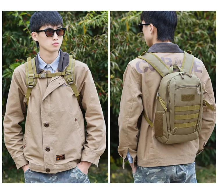 Manufacturer Sales 20L Outdoor Mountaineering Tactical Charging Bag Travel Backpack
