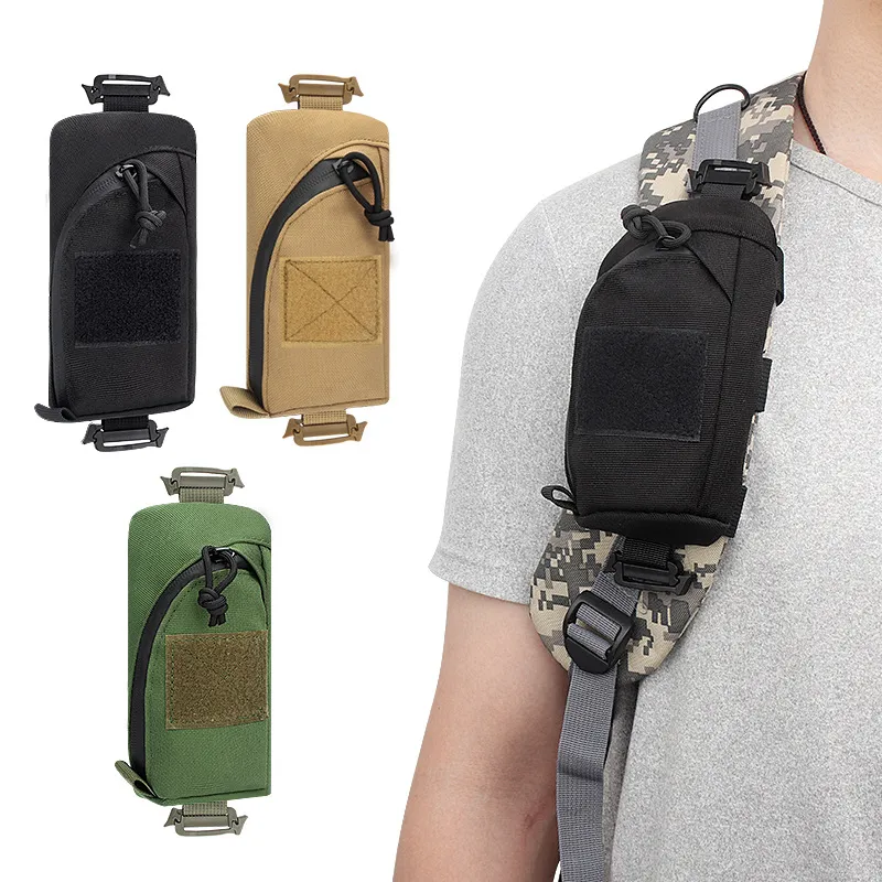 Tactical Portable Outdoor Mountaineering and Hiking Mobile Phone Bag EDC Accessory Kit Shoulder Strap Hanging Bag