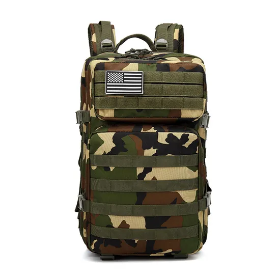 Men′s Outdoor Sports 3D Bag Wilderness Camping Outdoor Mountaineering Camo Tactical Backpack