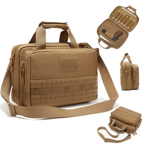 Outdoor Tactical One Shoulder Handbag Multi Functional Large Capacity Bullet Clip Gun Bag