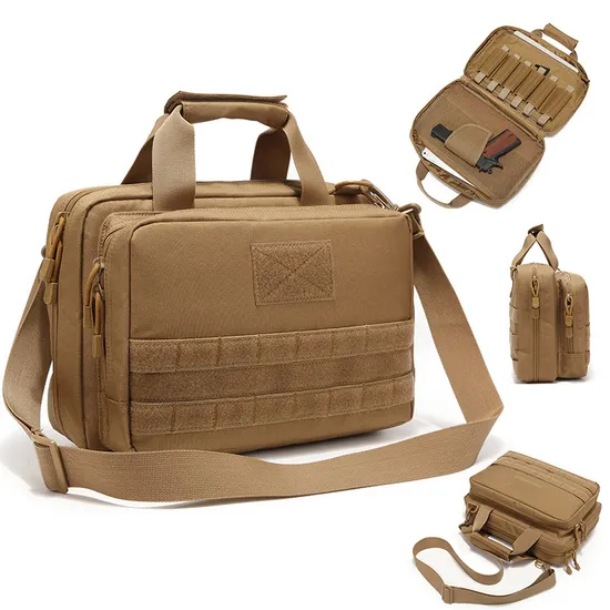Outdoor Tactical One Shoulder Handbag Multi Functional Large Capacity Bullet Clip Gun Bag