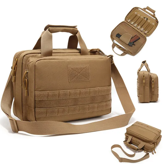 Outdoor Tactical One Shoulder Handbag Multi Functional Large Capacity Bullet Clip Gun Bag