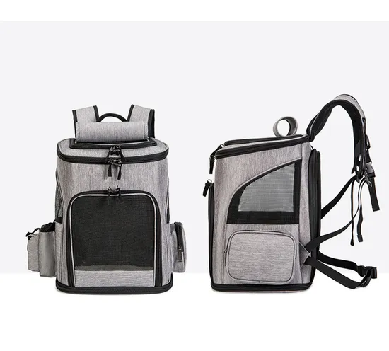 Custom Logo Pet Bag Carrier Foldable Carrying Portable Mesh Carrier Pet Bag Backpack