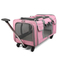 Airline Approved Wheels Pet Dog Carrier Portable Detachable Folding Pet Trolley Carrier with Wheels Pet Trolley Bag