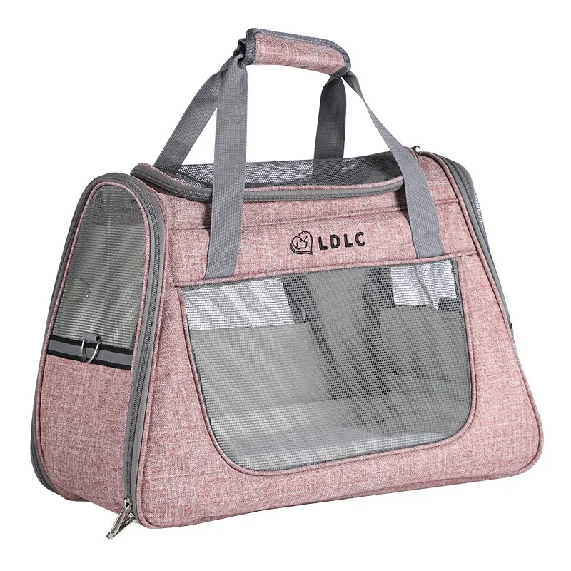 2024 Multifunctional Pet Backpack Carrier Smooth Spinning Wheels Portable Trolley Bag