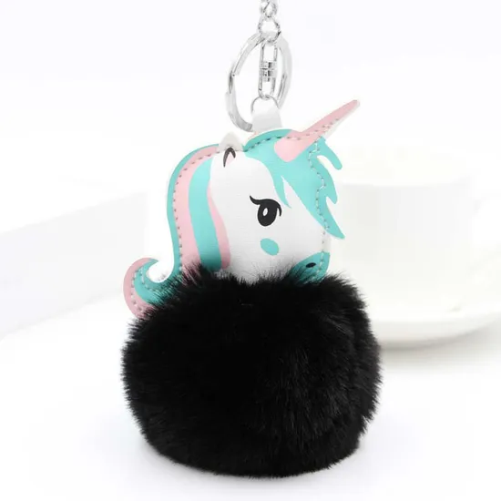 Wholesale Rabbit Plush Faux Painted Love Pericardium Pendant Peach Heart Heart Shaped Pompom Keychain