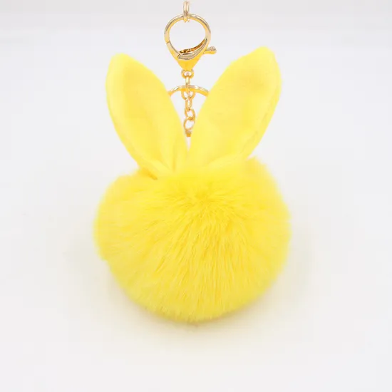 Wholesale High Quality Cute Rabbit Ears Student Bag Hanging Accessories Plush Key Chains