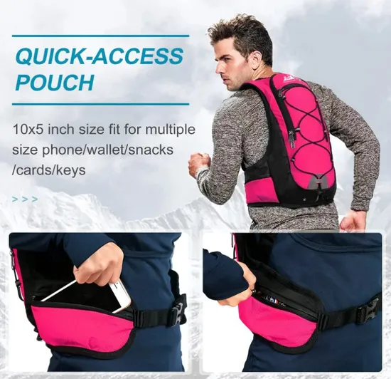 Factory Custom Lightweight Design Hydration Backpack with Water Bladder Bag