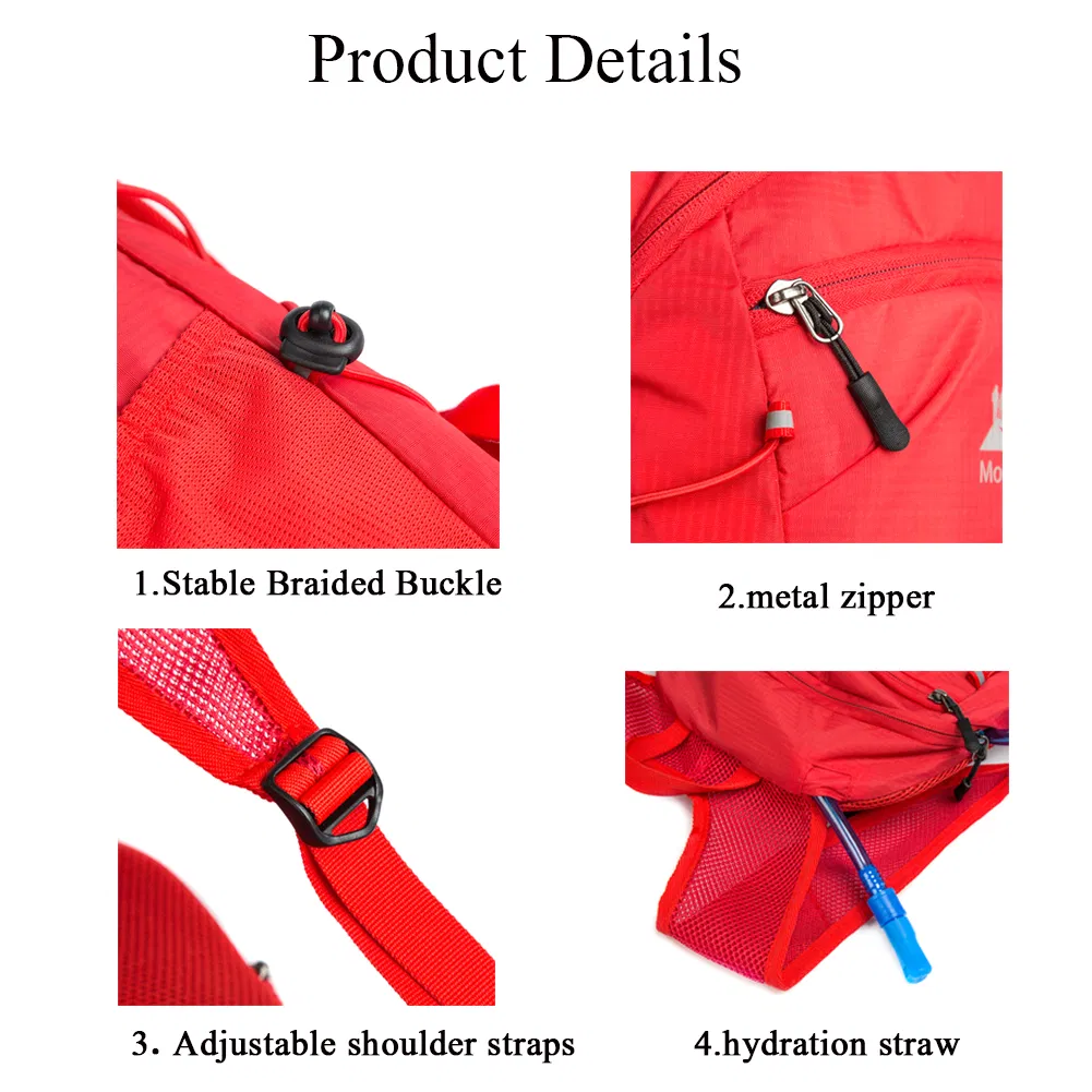 Factory Custom Best Light Riding Running Cycling Hydration Pack Backpack with Water Bladder