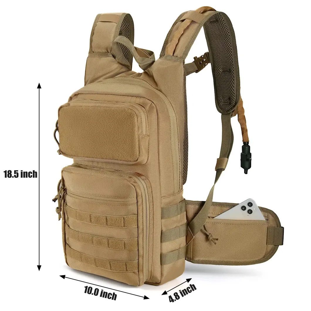 Factory Custom Tactical Hydration Pack Lightweight Insulation Water Backpack