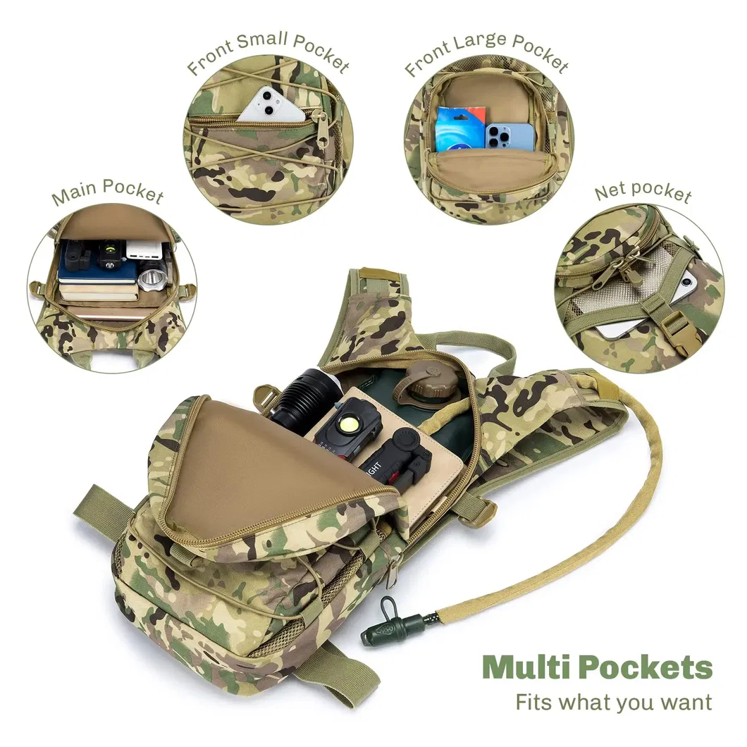 Factory Custom Tactical Hydration Backpack with Water Bladder