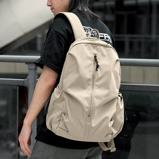 Custom Logo Casual Anti-Theft Waterproof Backpack PVC Lined Mochila Escolar for School Laptop Business Bags