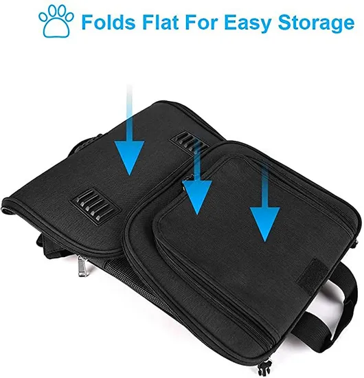 Factory Custom Pet Carrier Backpack Expandable for Cats Dogs Breathable Mesh Cat Backpack