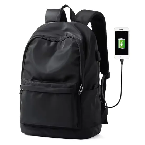 Wholesale Custom Waterproof Backpack School Bags with USB Charging Port