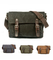 Men Photography Casual Shoulder Bag Oil Wax Canvas Genuine Leather Bag DSLR Camera Bag