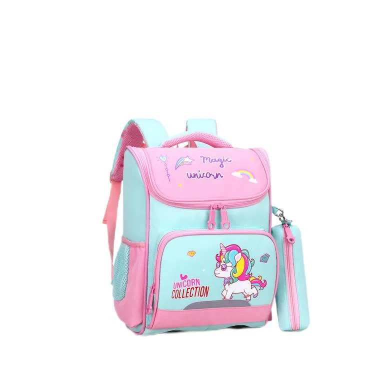 New Elementary School Children&prime;s Backpacks for Boys and Girls with Reduced Load Backpacks