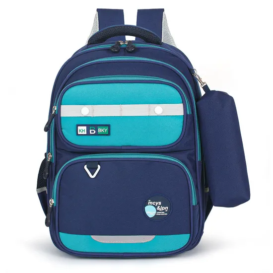 2024 New Load Reducing Waterproof Backbone Protection Children′s Backpack for Grades 3 to 6 Backpack